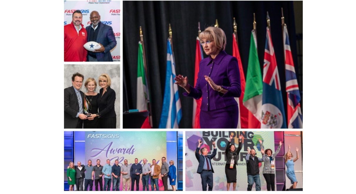 Franchisees during 2022 FASTSIGNS International Convention in Grapevine, Texas