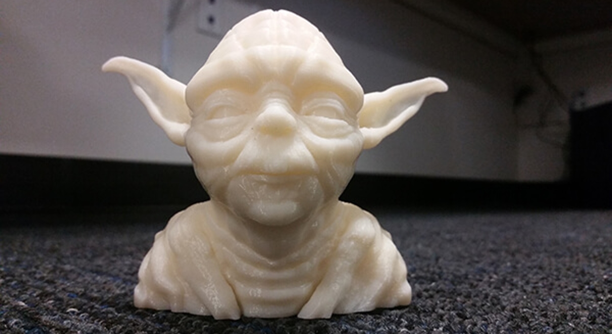3D Yoda figurine