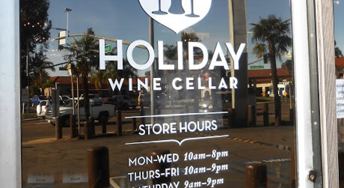 Holiday Wine Cellar decal
