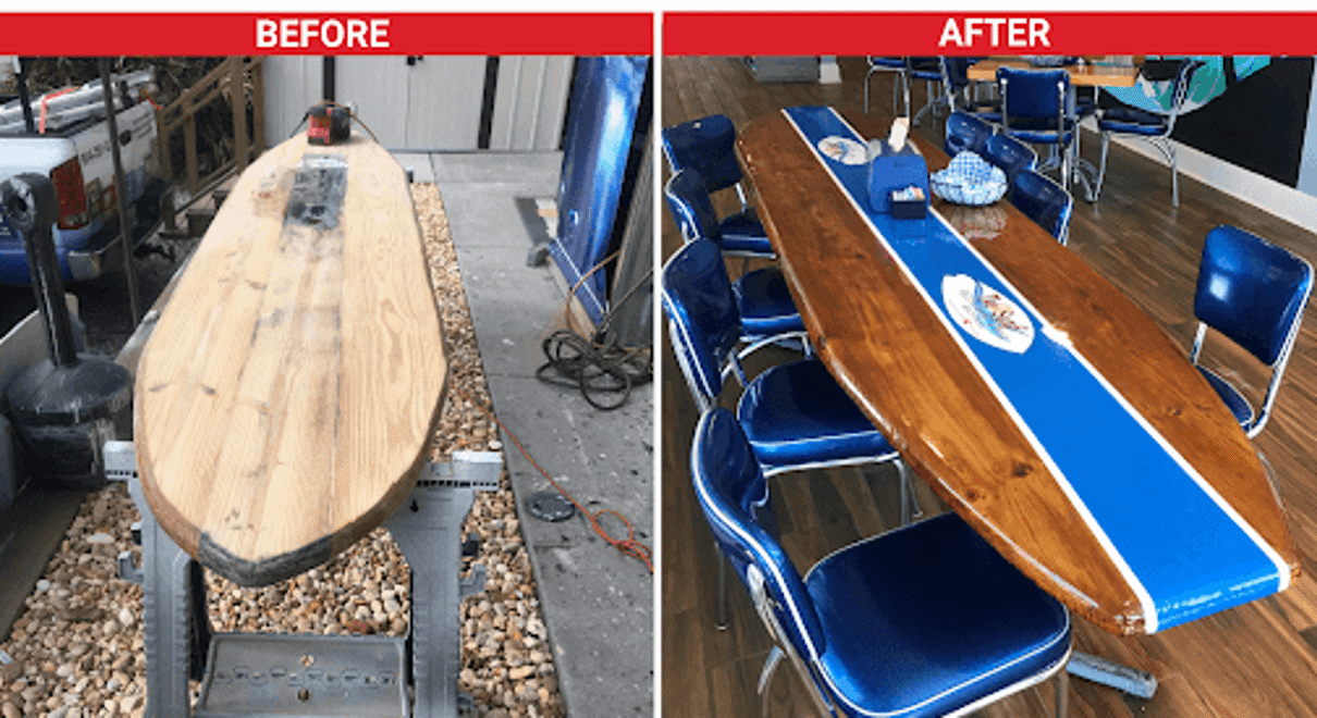 new brand placements - before and after