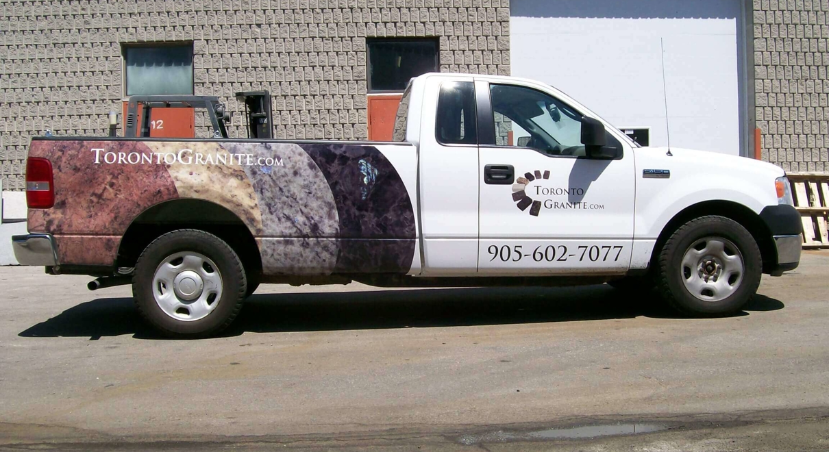 Custom Vehicle Wrap on Truck