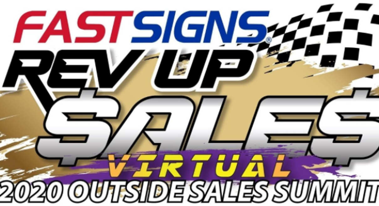 The logo for the FASTSIGNS 2020 Virtual Sales Summit