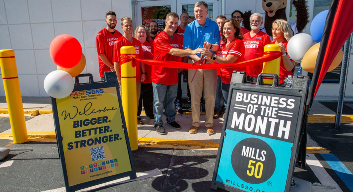 Mills50 Business of the Month Ribbon Cutting Ceremony