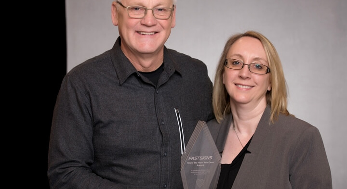 FASTSIGNS® of Plymouth-Minnetonka receives Show Us How You Care Award