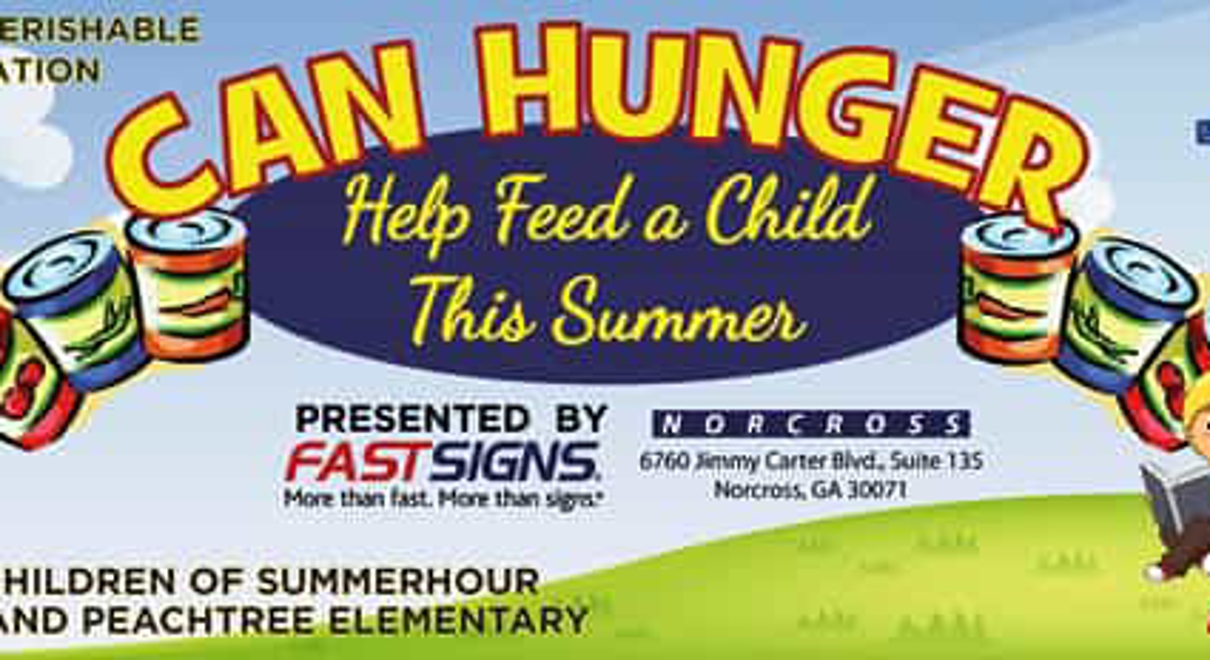 FASTSIGNS of Norcross Can Hunger sign