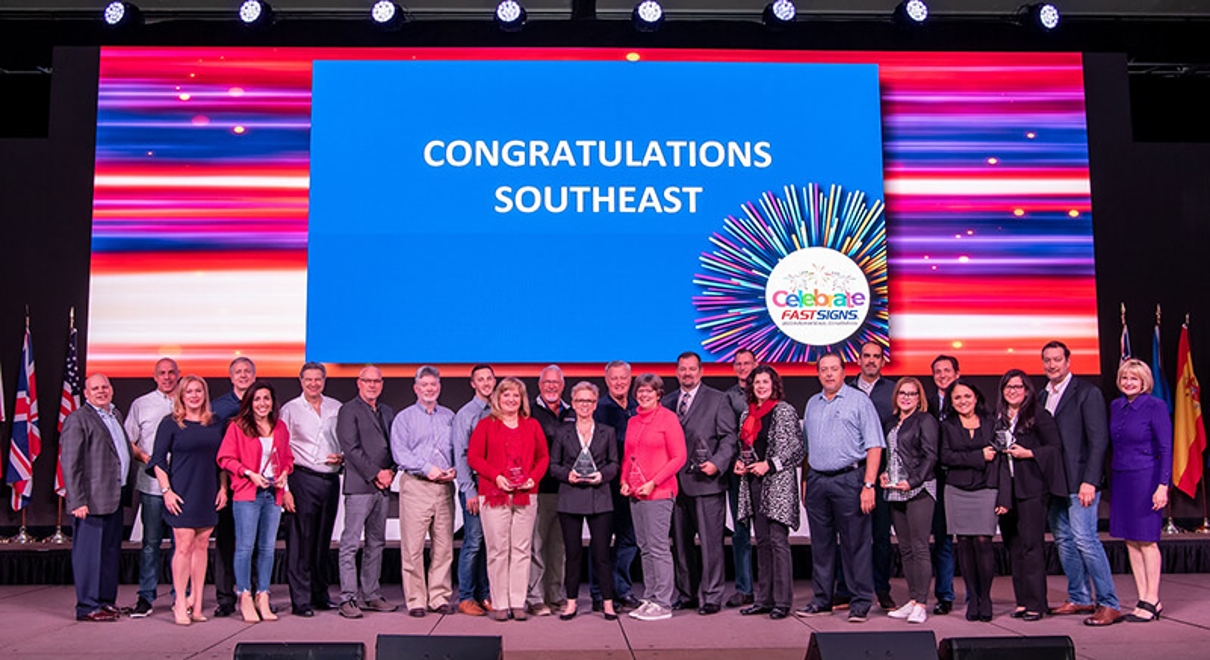 fastsigns charlotte nc south tryon team receives pinnacle club award for being a top performer
