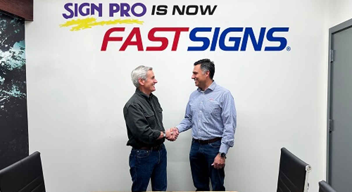 Signpro sign with fastsign