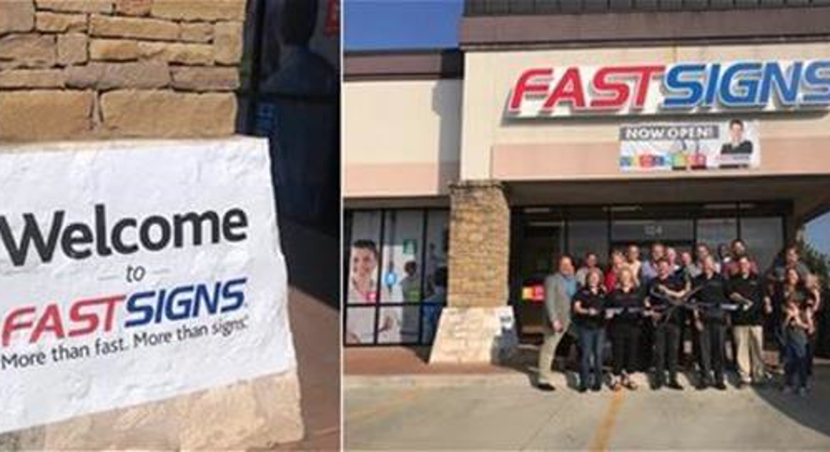 Front of Fastsigns store