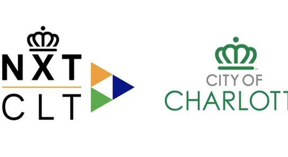 NXT CLT and City of Charlotte logos