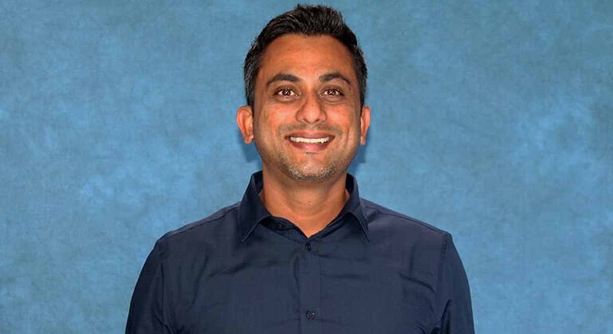A man smiling