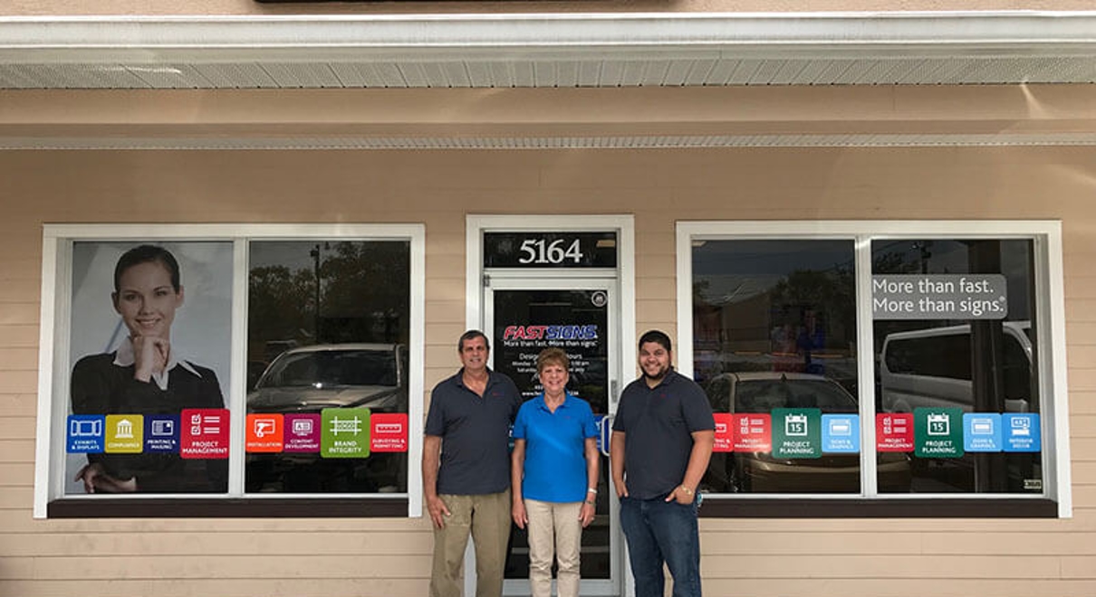 Front of Fastsigns store