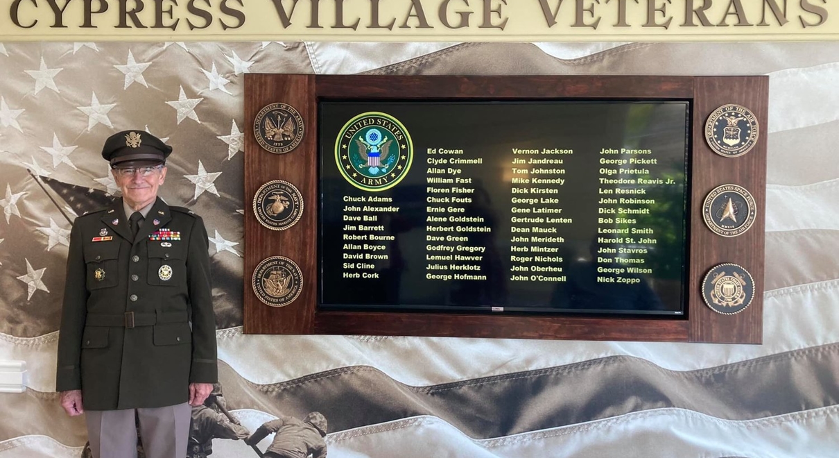 New resident names added to Veterans Recognition Wall