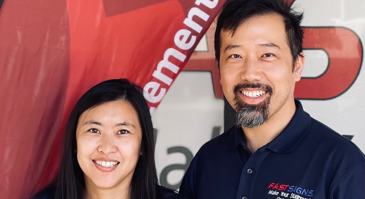 Darren Tow and Lynn Yin Purchase FASTSIGNS® of Orange