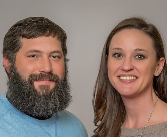 Headshot of Amanda & Justin Blackburn