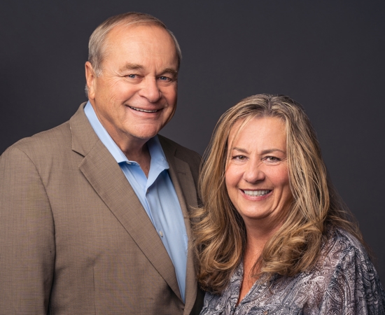 Headshot of Nelson and Kim Brugh