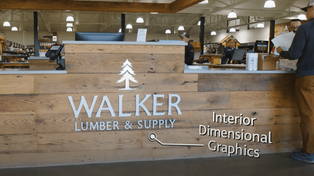 Walker Lumber Dimensional Graphics