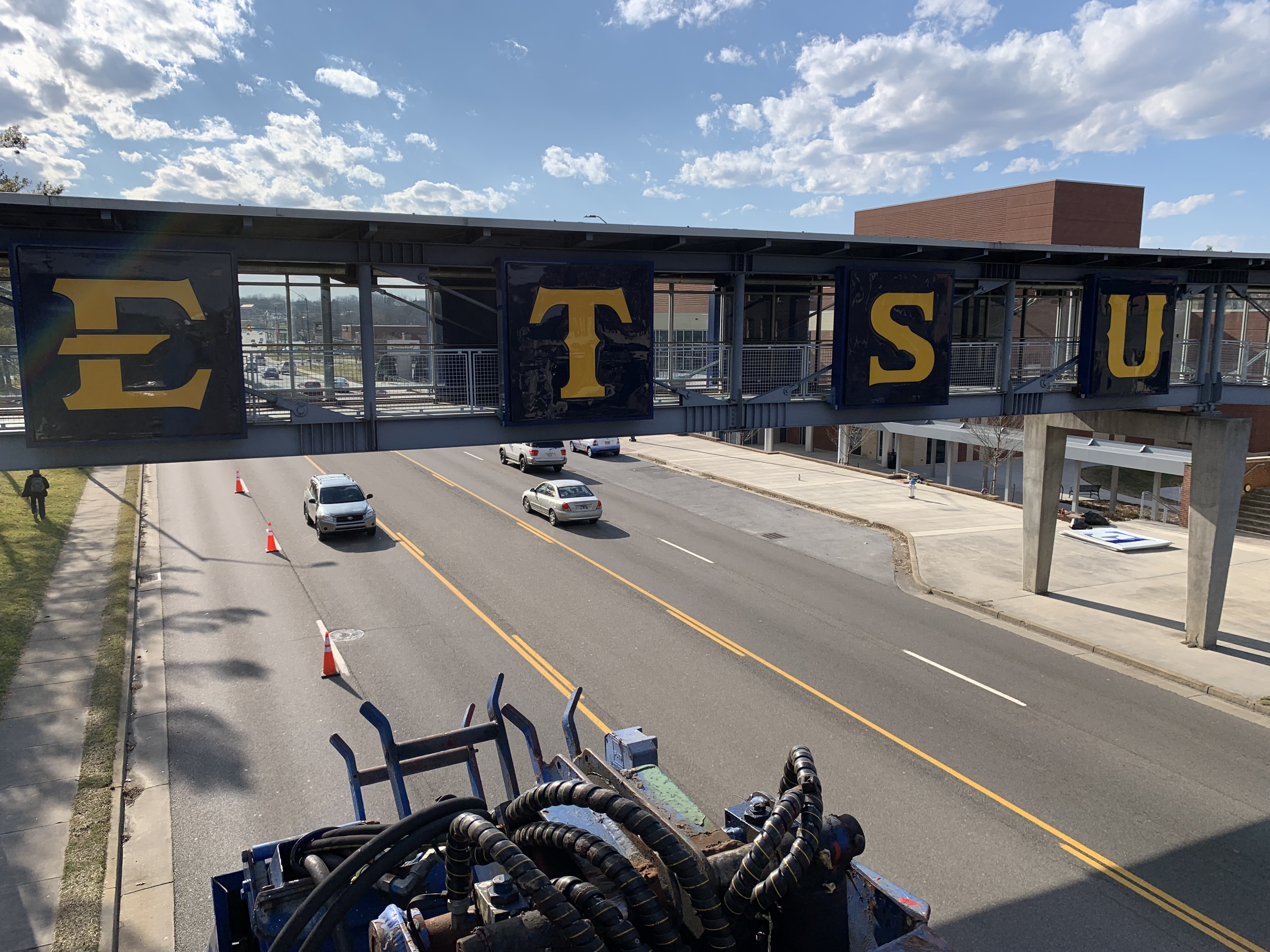 ETSU Walkway Signage