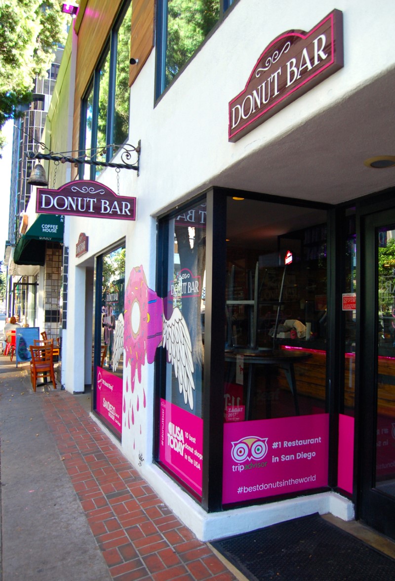 The Donut Bar Main Entrance Signage