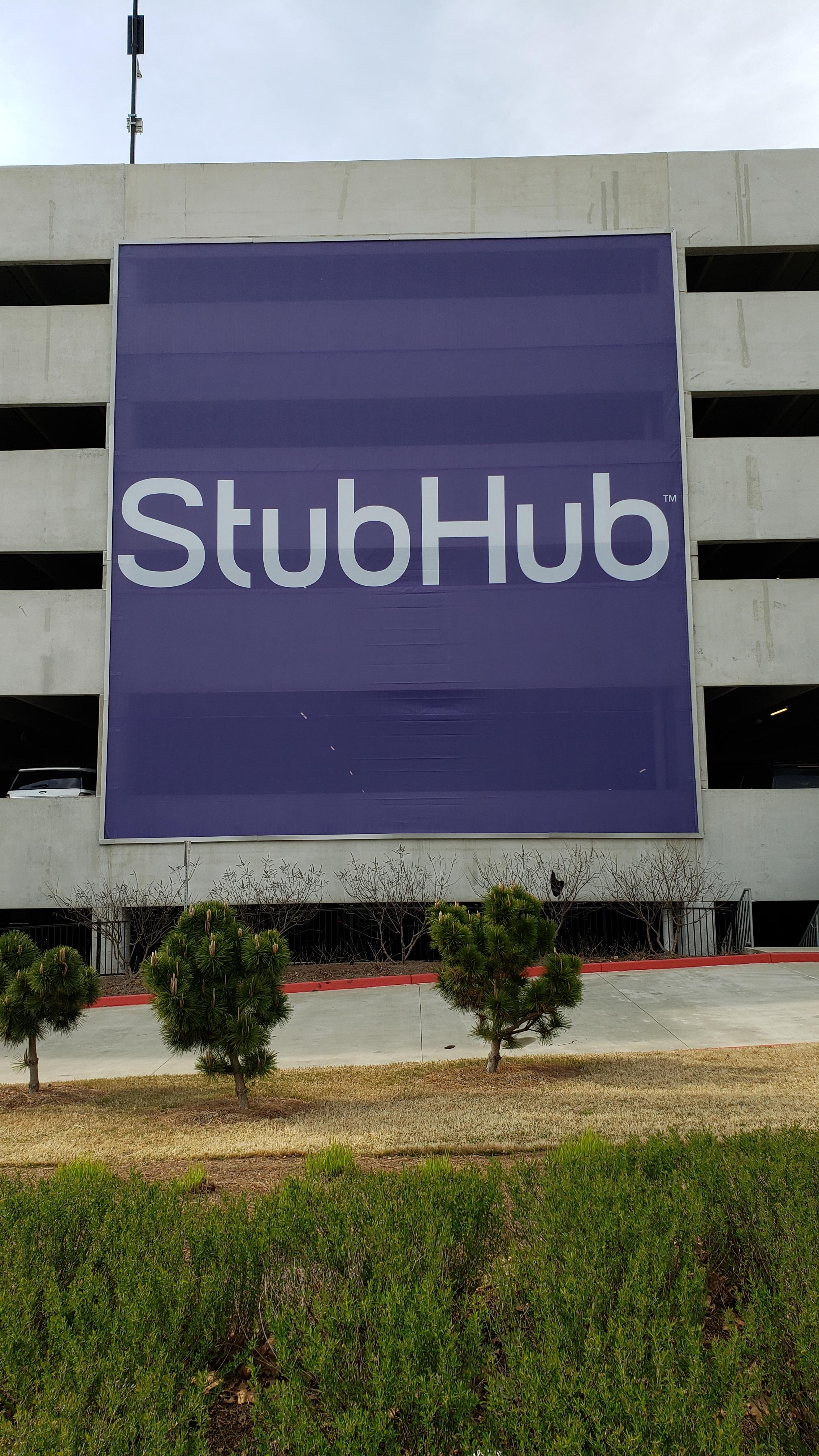 StubHub Parking Garage Billboard