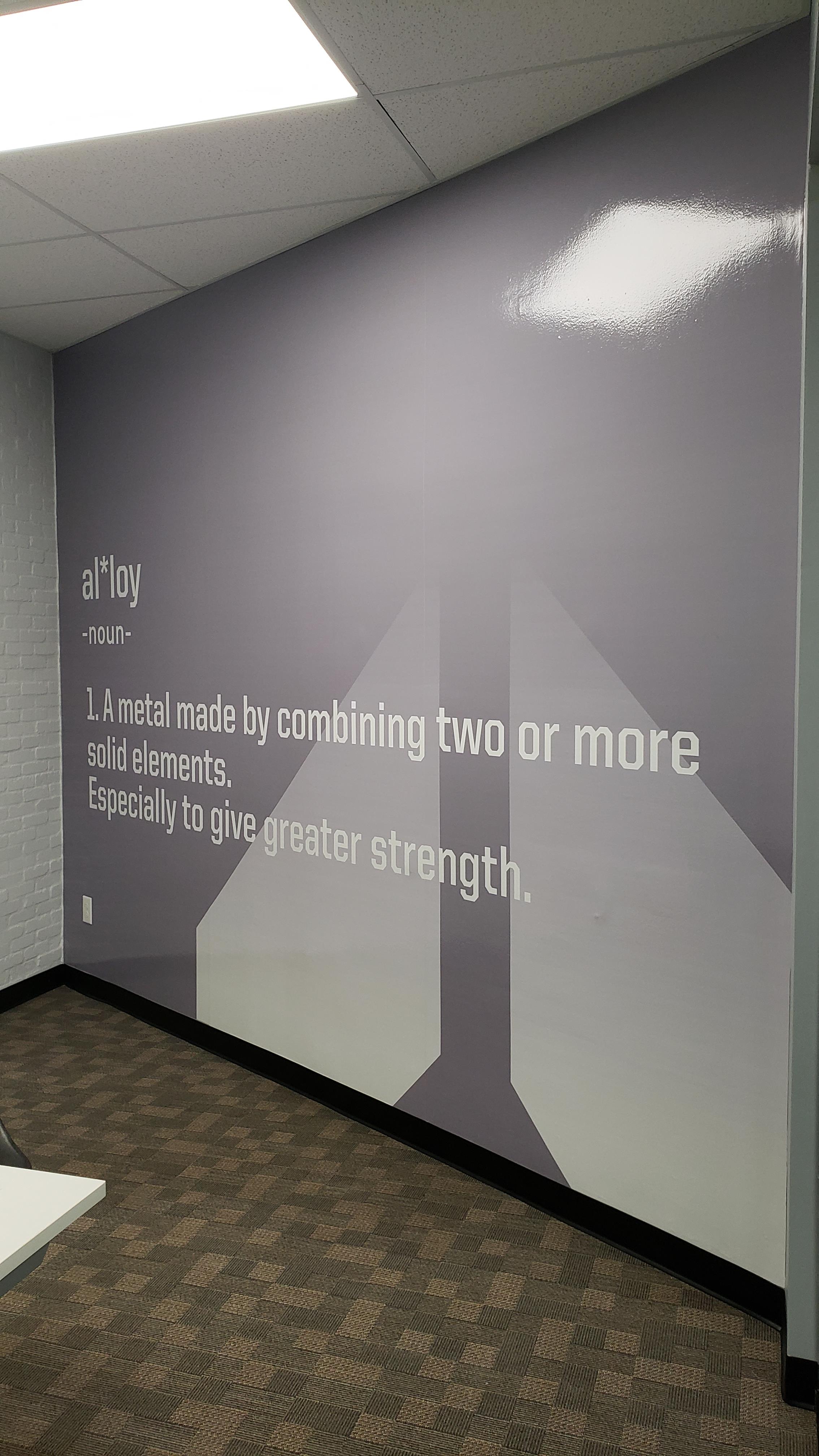 Alloy Definition Wall Graphic