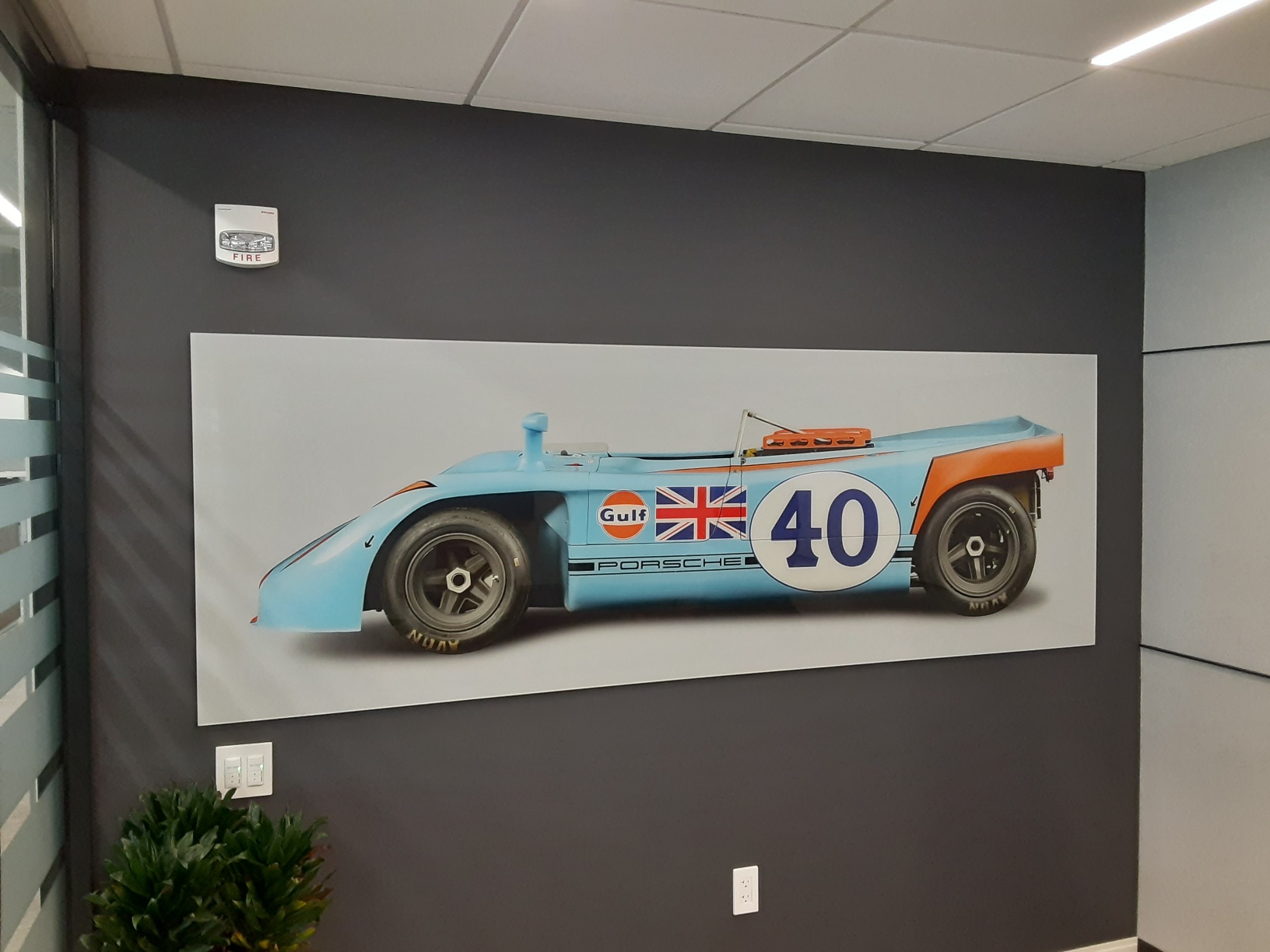 Porsche Wall Graphics