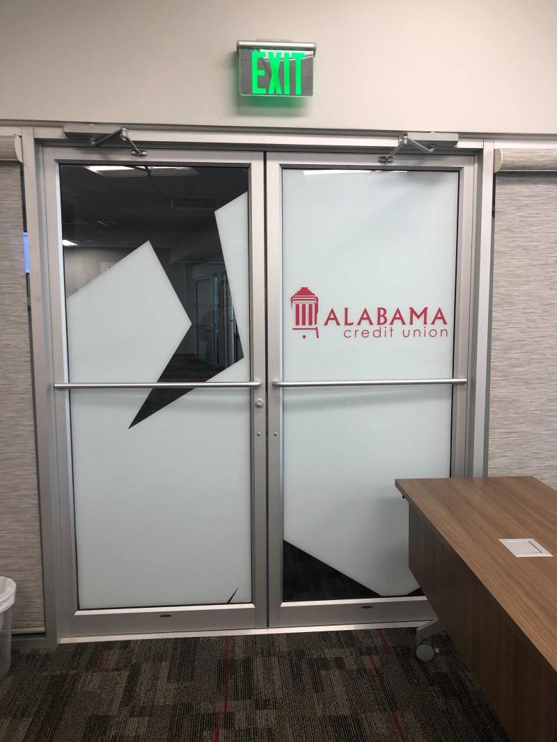 Alabama Credit Union Door Wrap