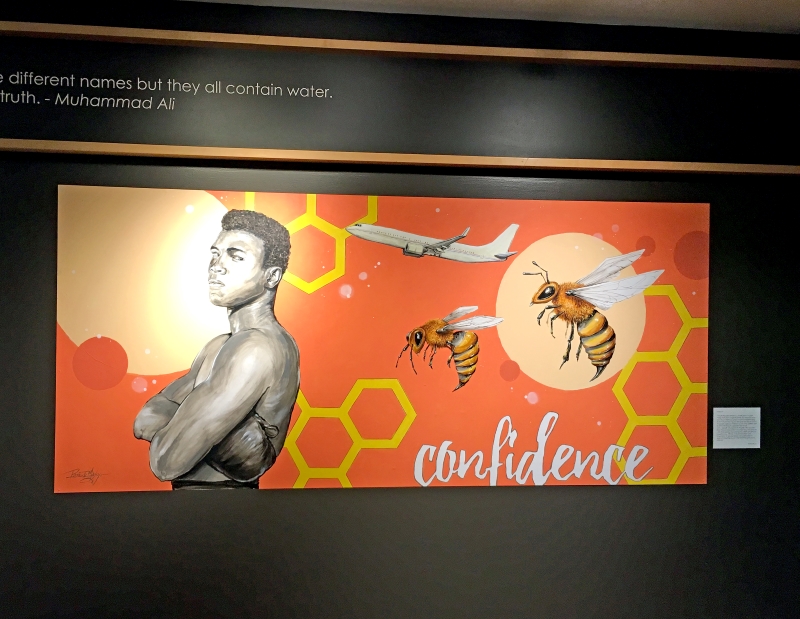 Muhammed Ali Center Bee Confidence Sign