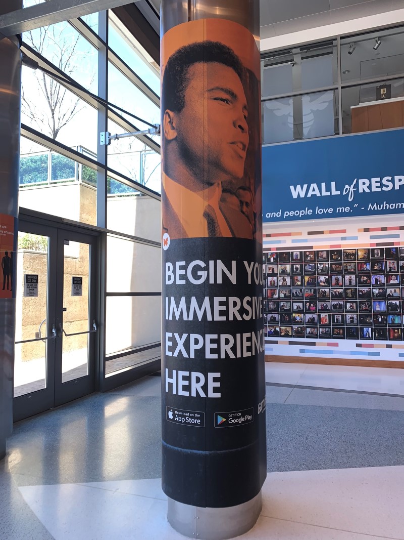 Muhammed Ali Center Pole Wrap