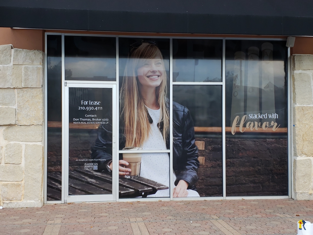 American Assets Window Signage
