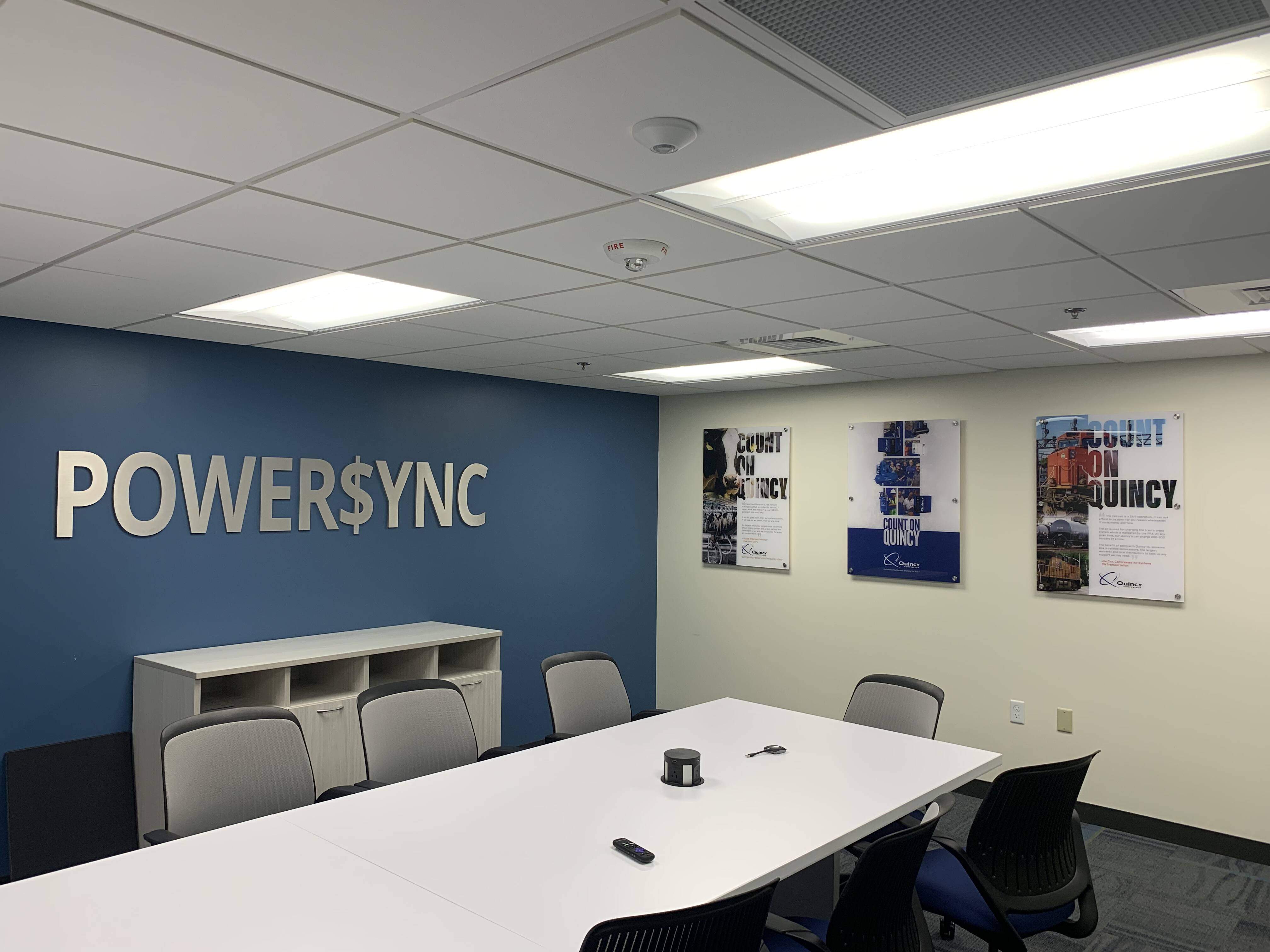 Quincy Compressors Aluminum Signage