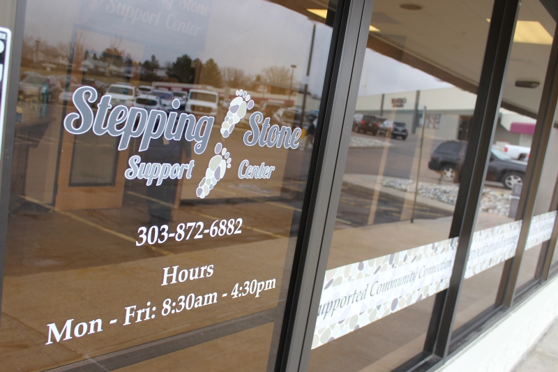 Stepping Stone Support Center Window Signs