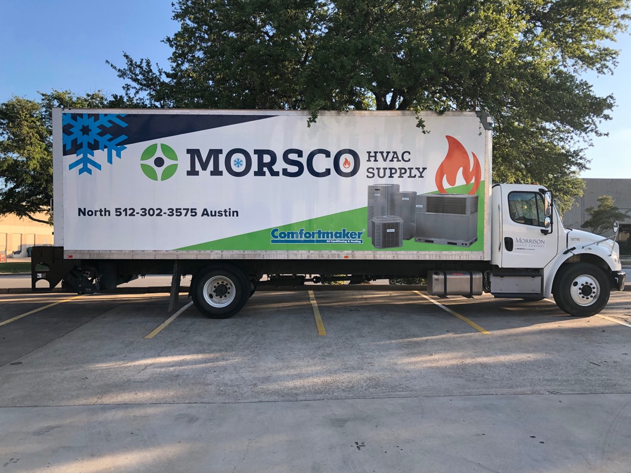 MORSCO HVAC Supply Truck