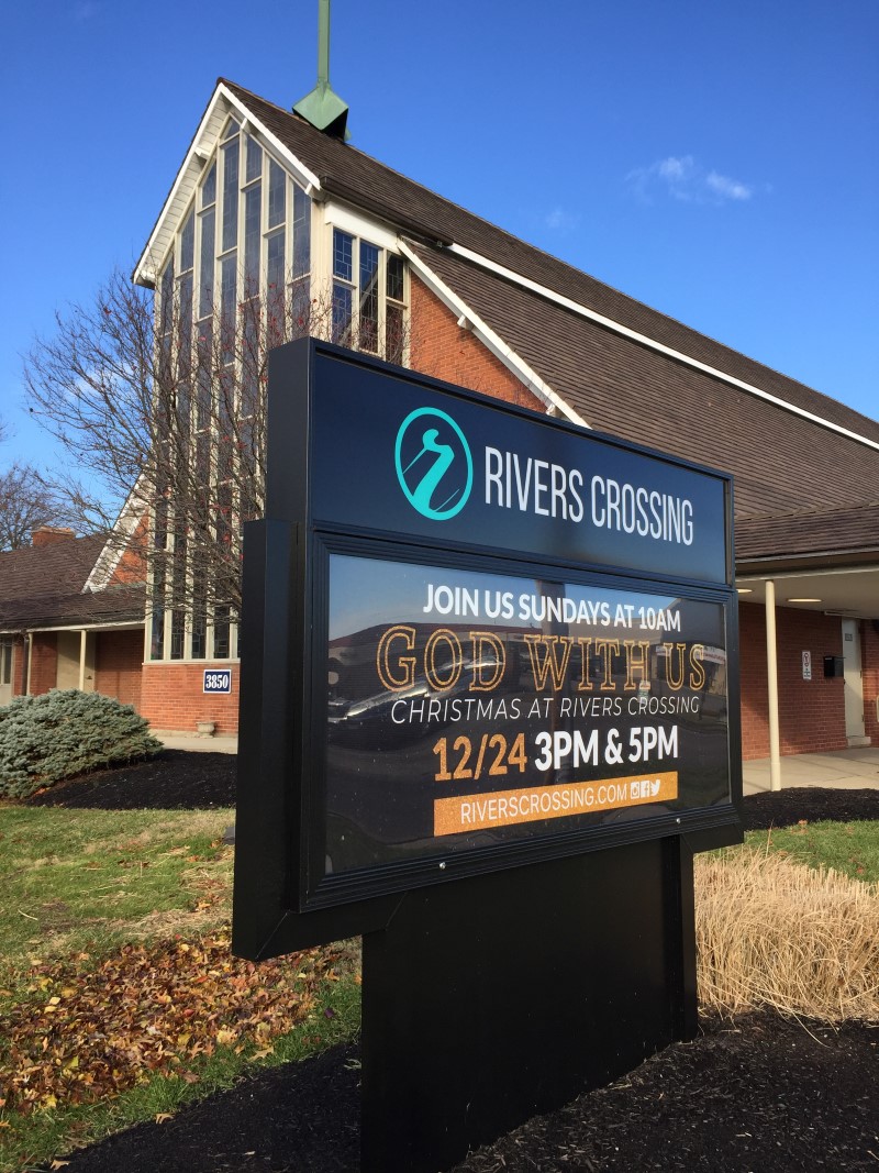Rivers Crossing Church Outdoor Sign