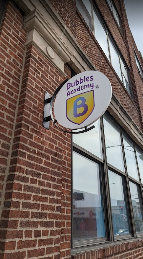Bubbles Academy Exterior Signage