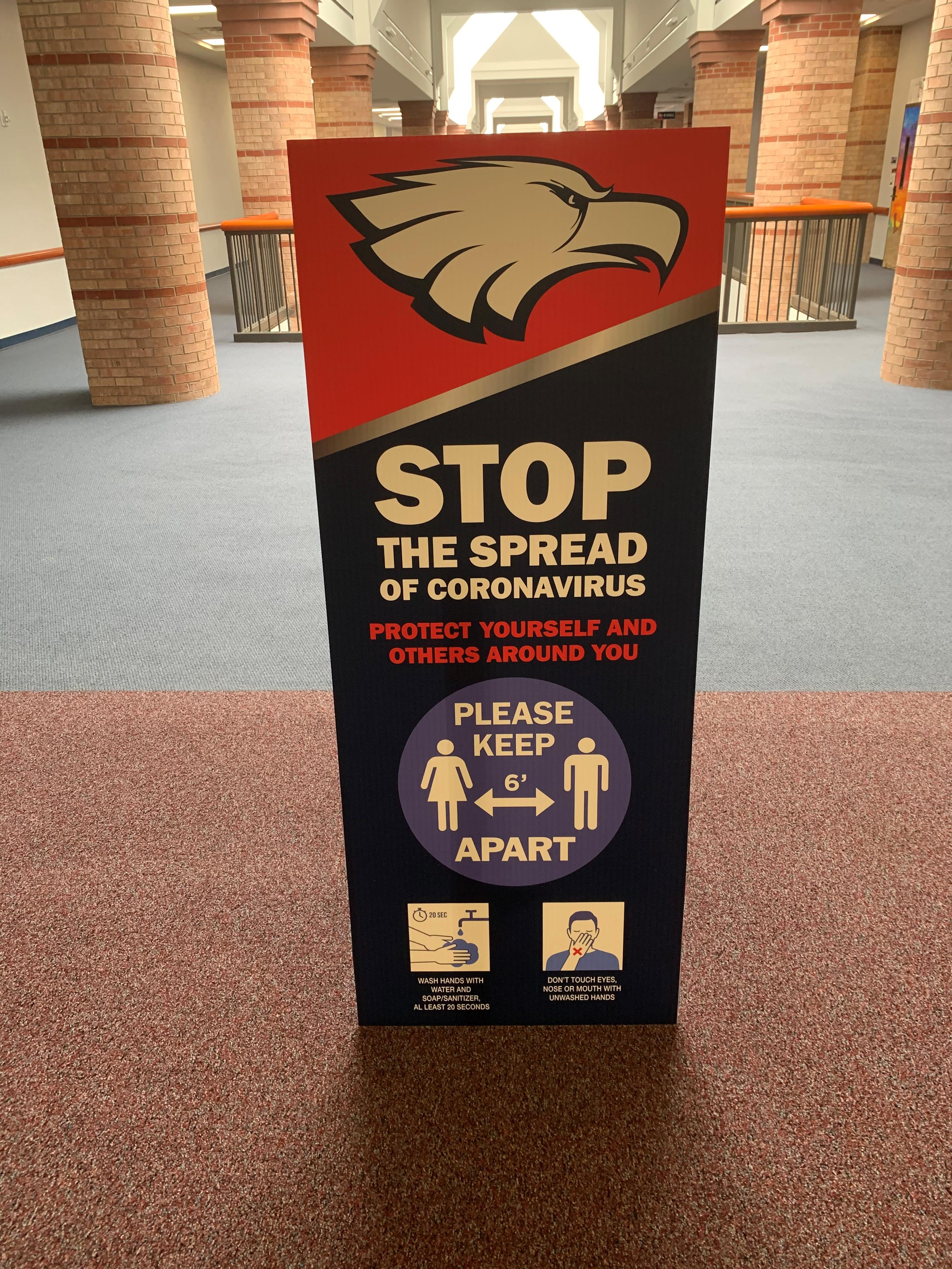 Covid-19 Coroplast Signage