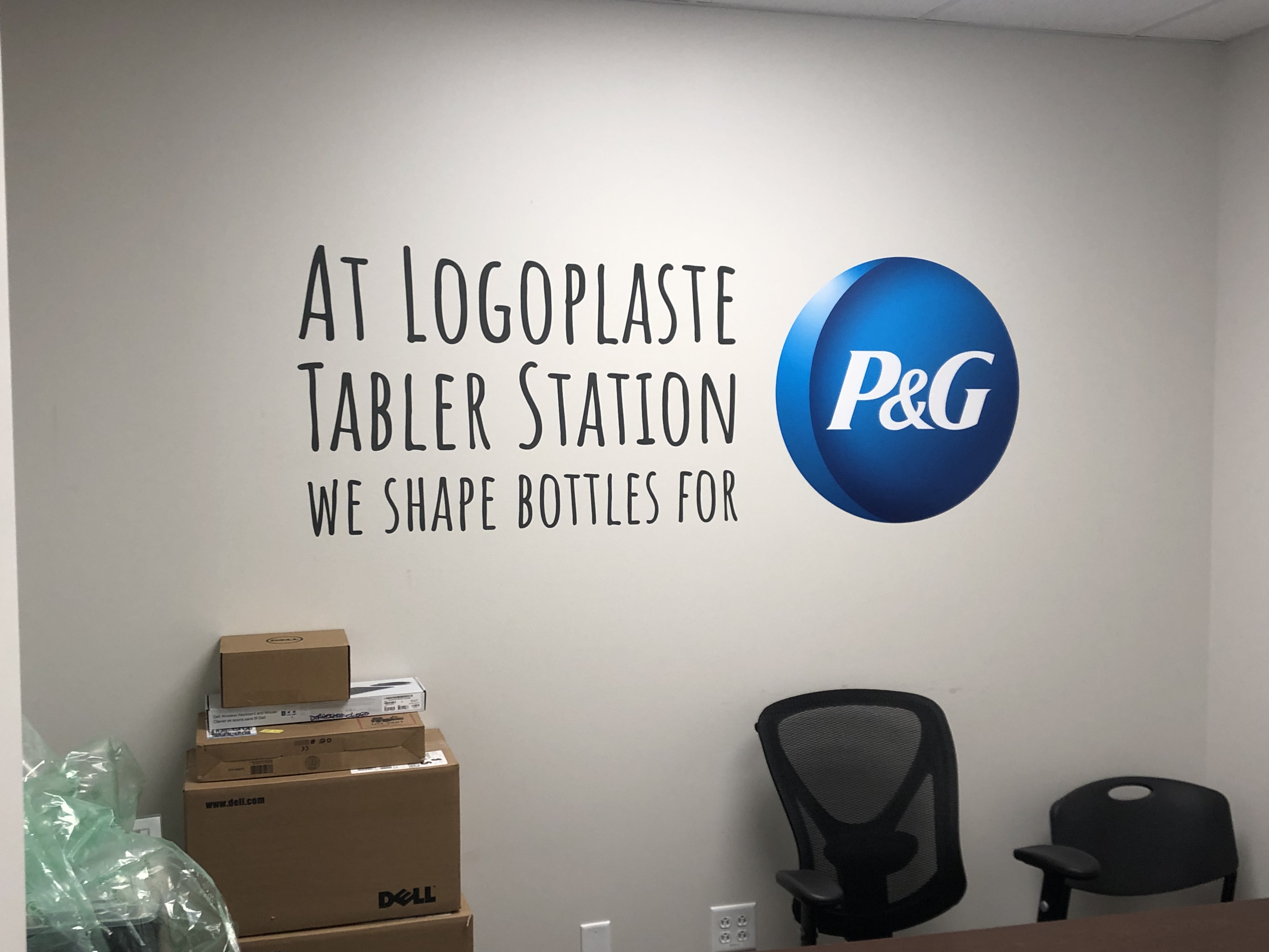 P&G Manufacturing Signage