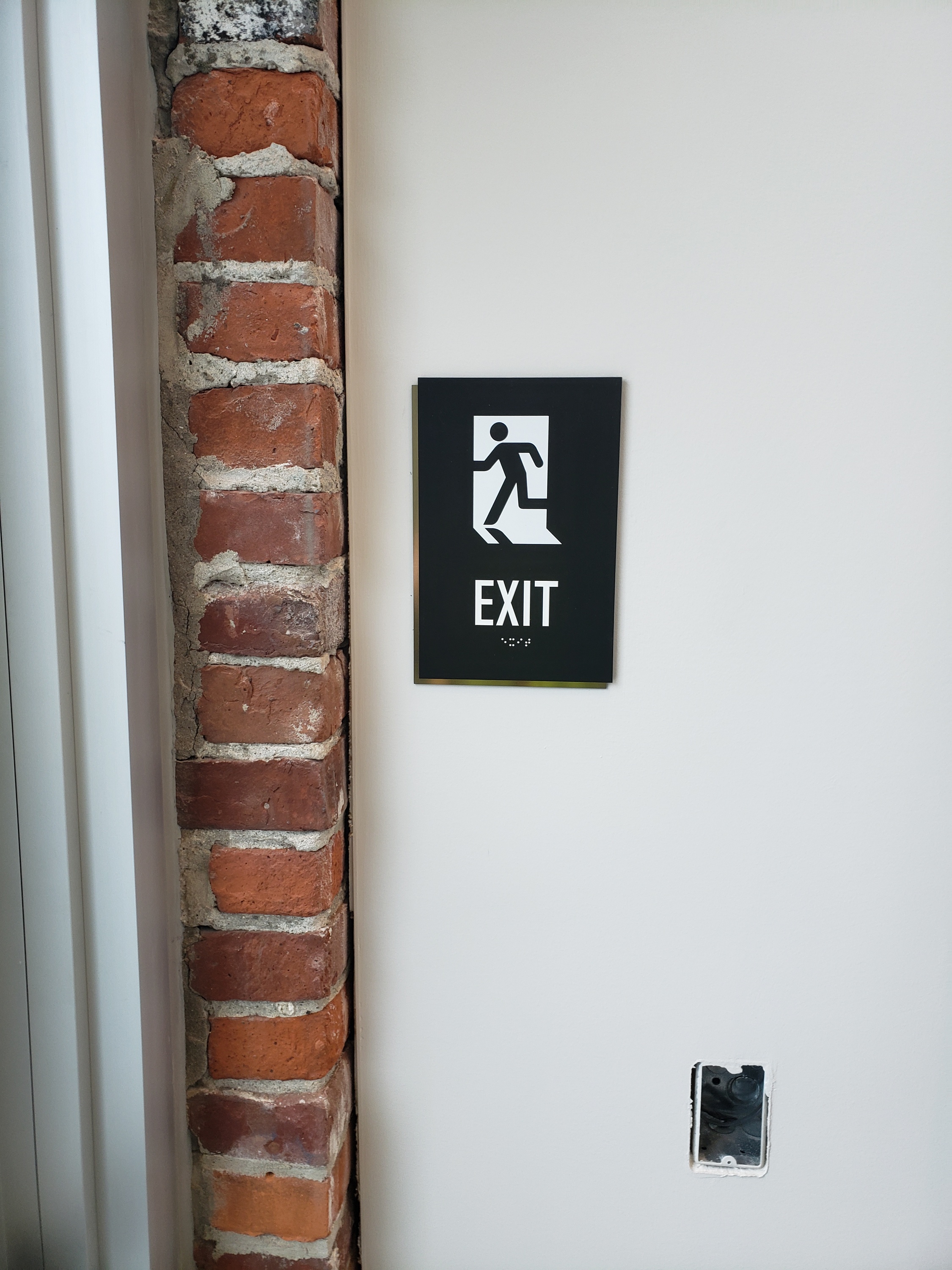 ADA Exit Sign