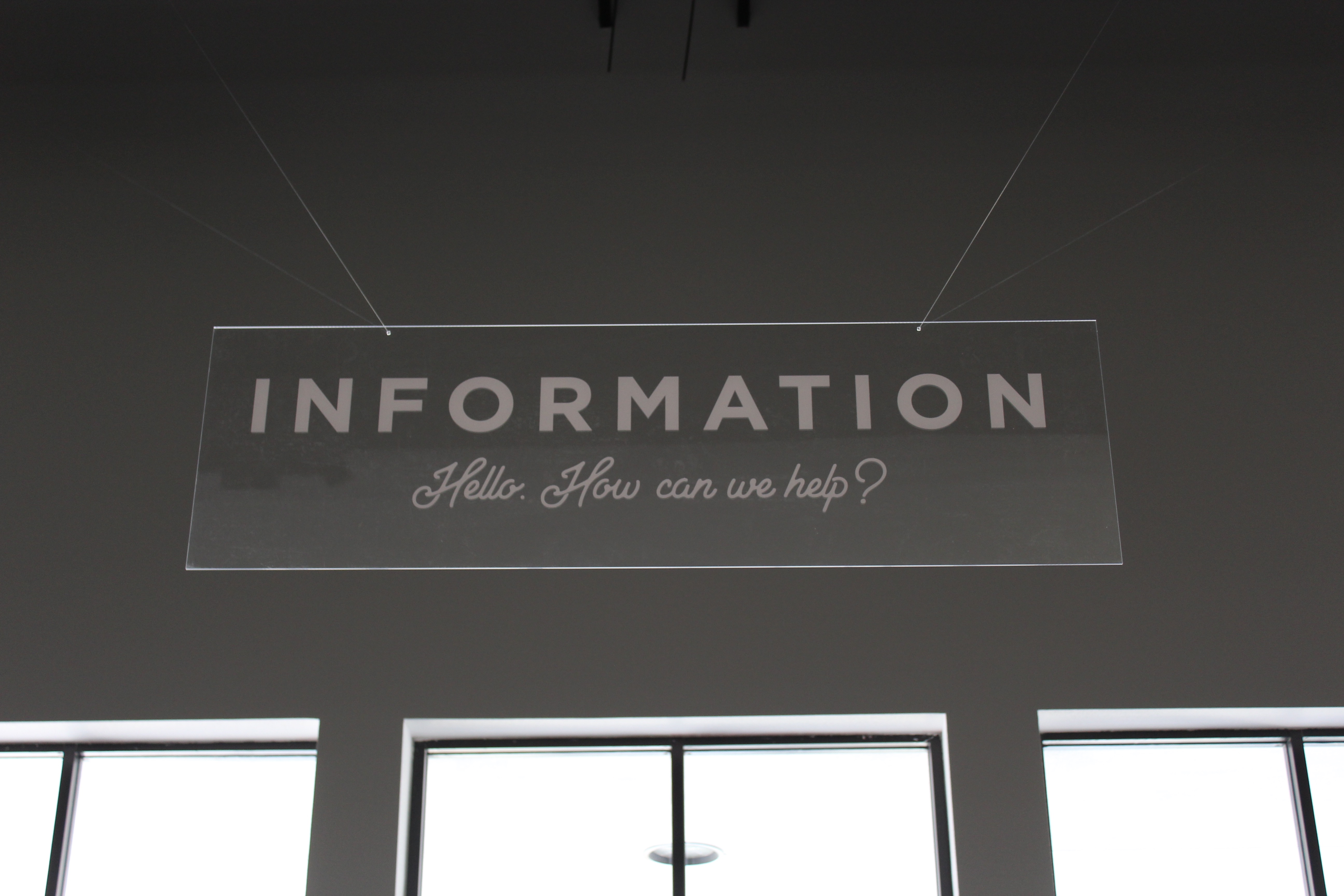 Grace Church Information Sign