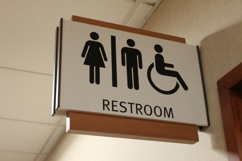 Riverside Healthcare Restroom Signs