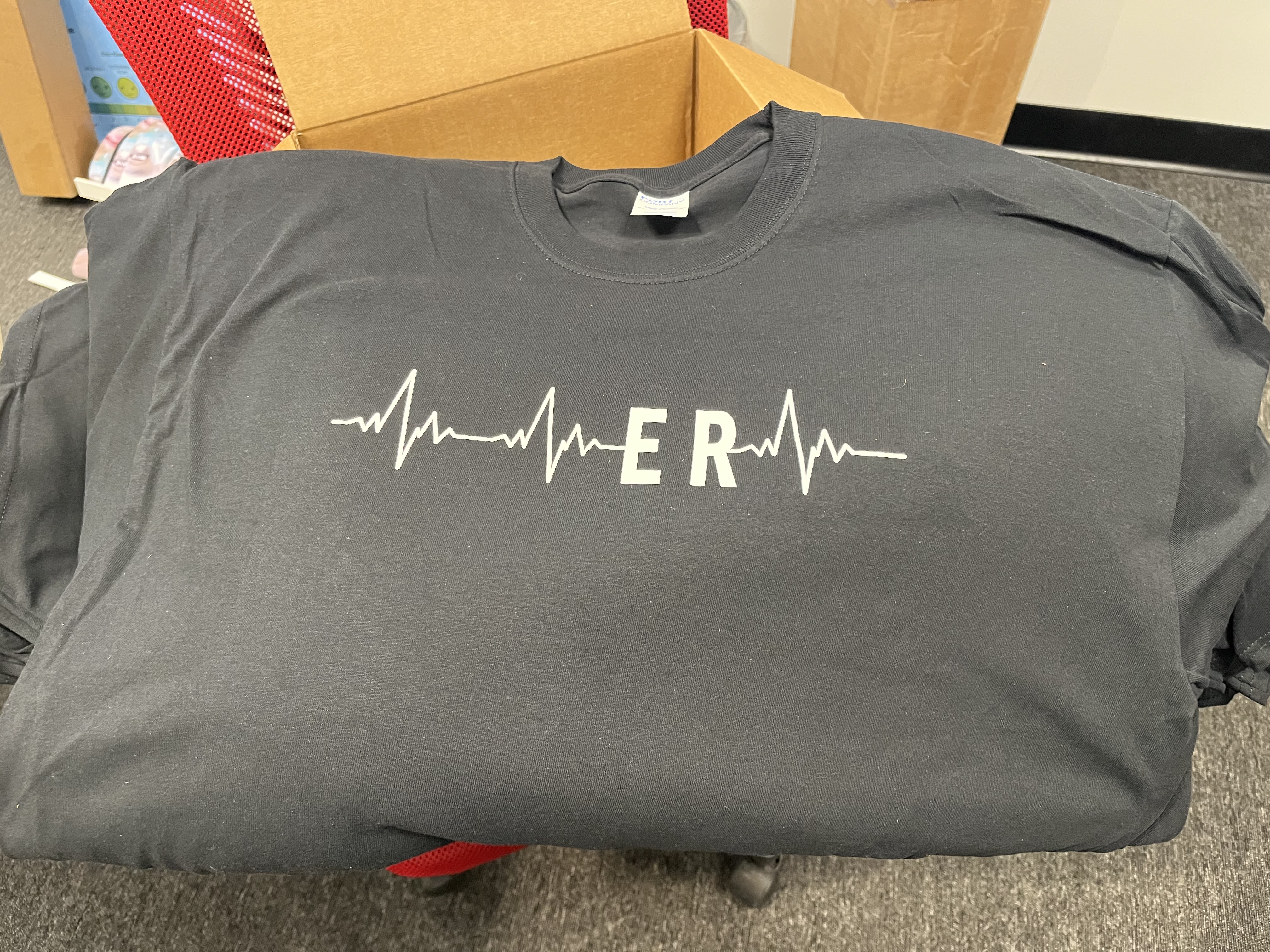 ER Screen-printed T Shirt