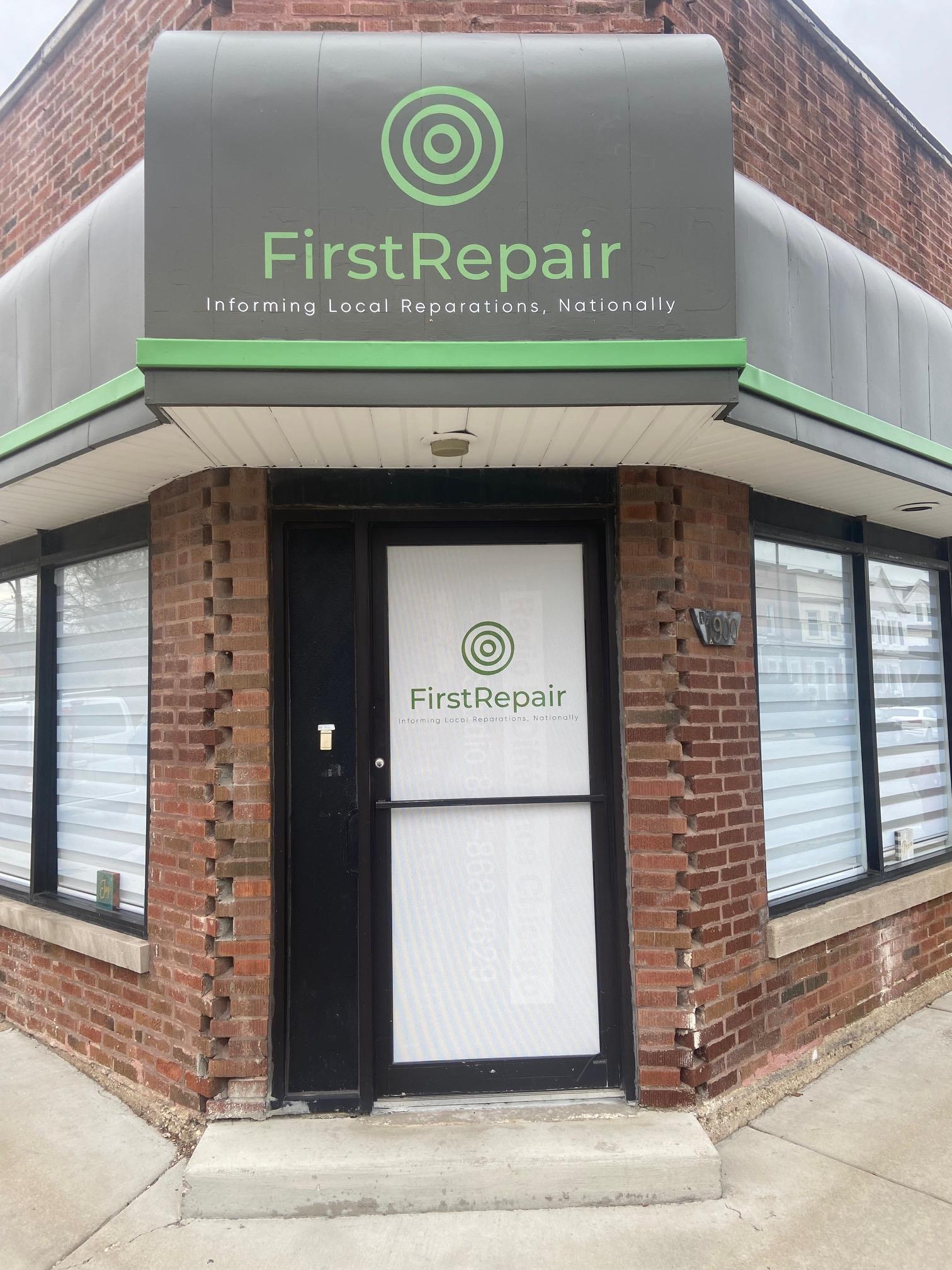 FirstRepair Exterior Signage