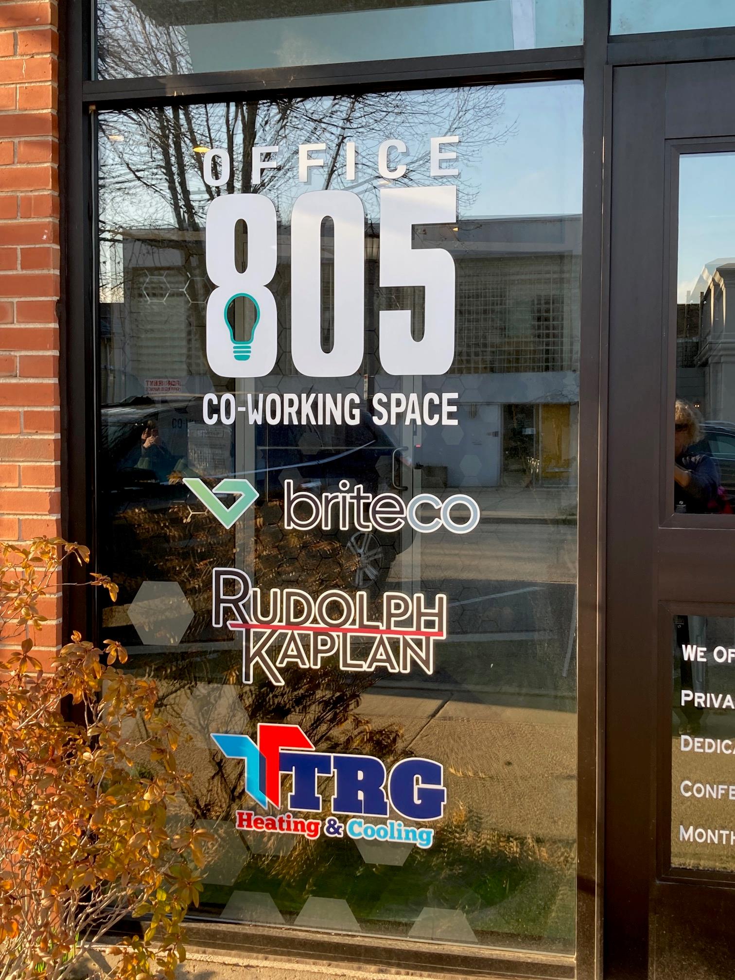 Coworking Office Space Window Graphics