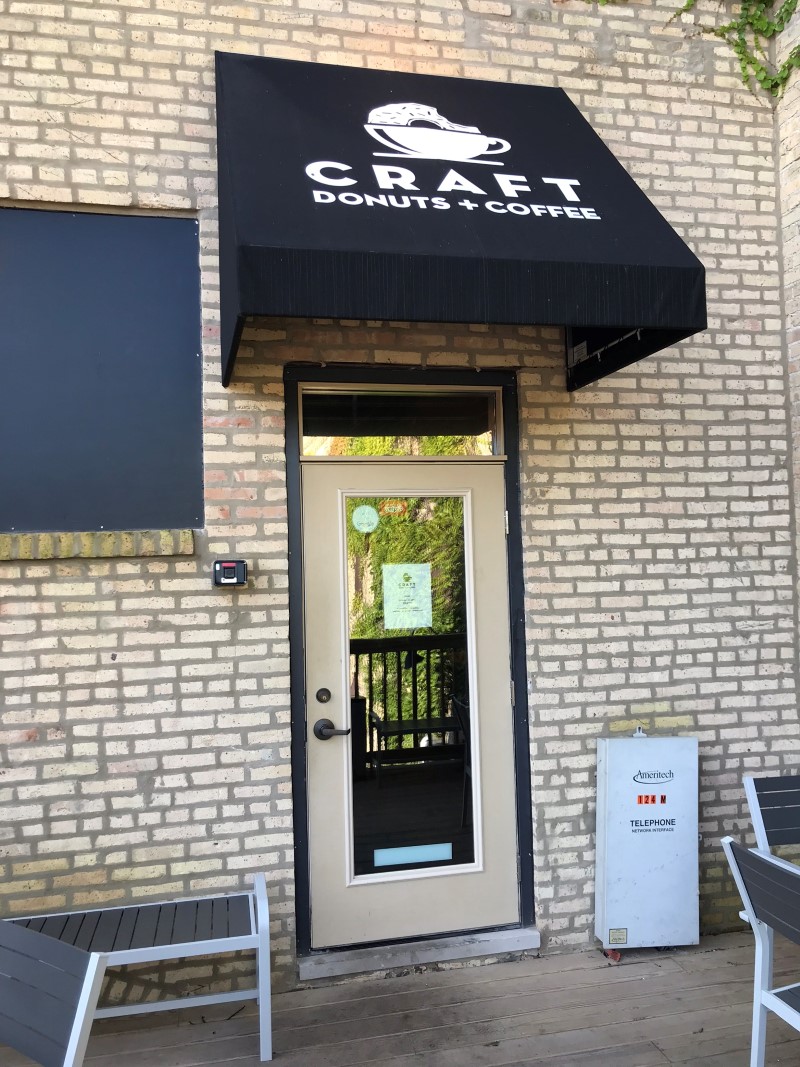 Craft Donuts Coffee Door