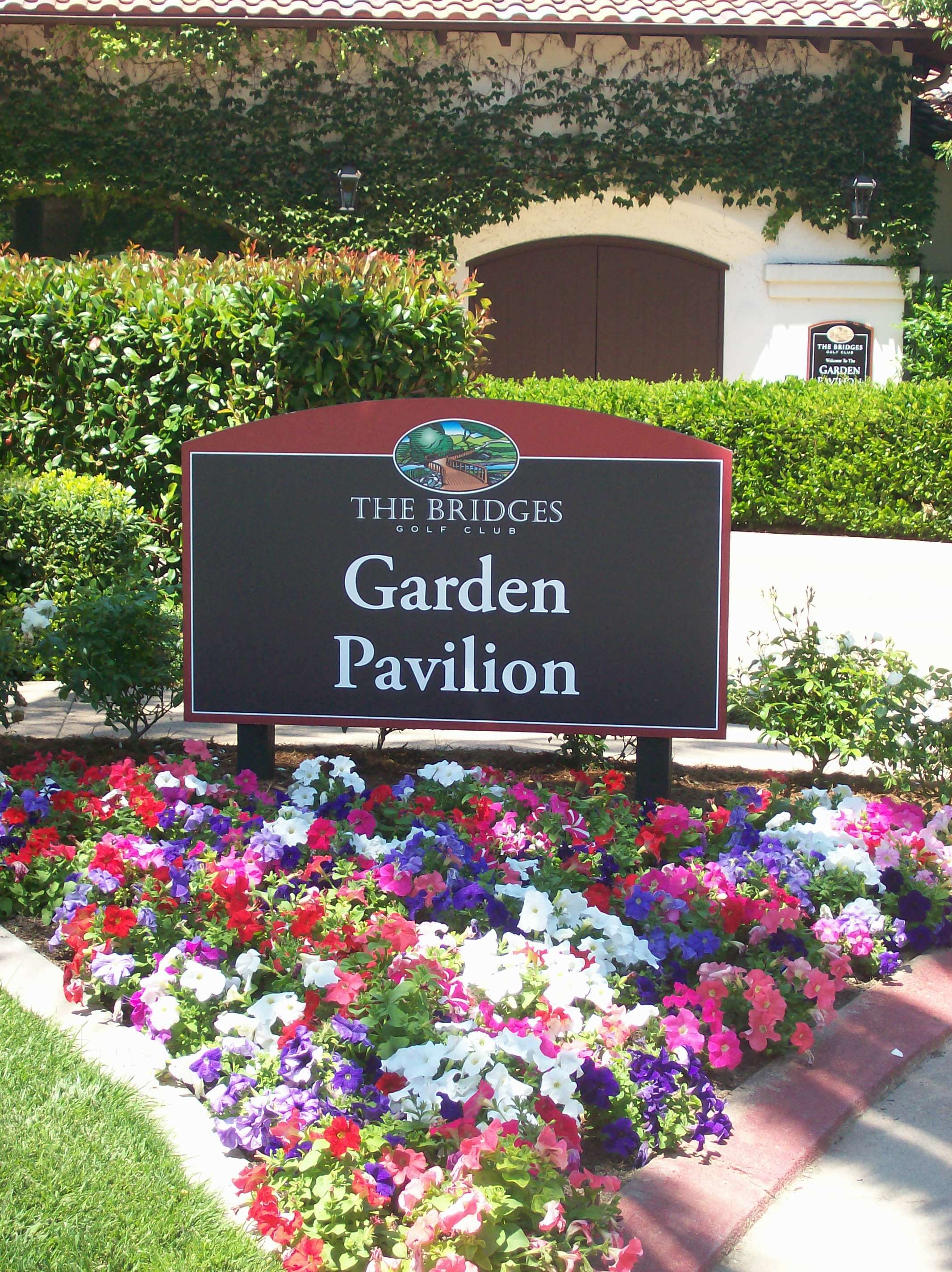 Garden Pavilion Monument Sign