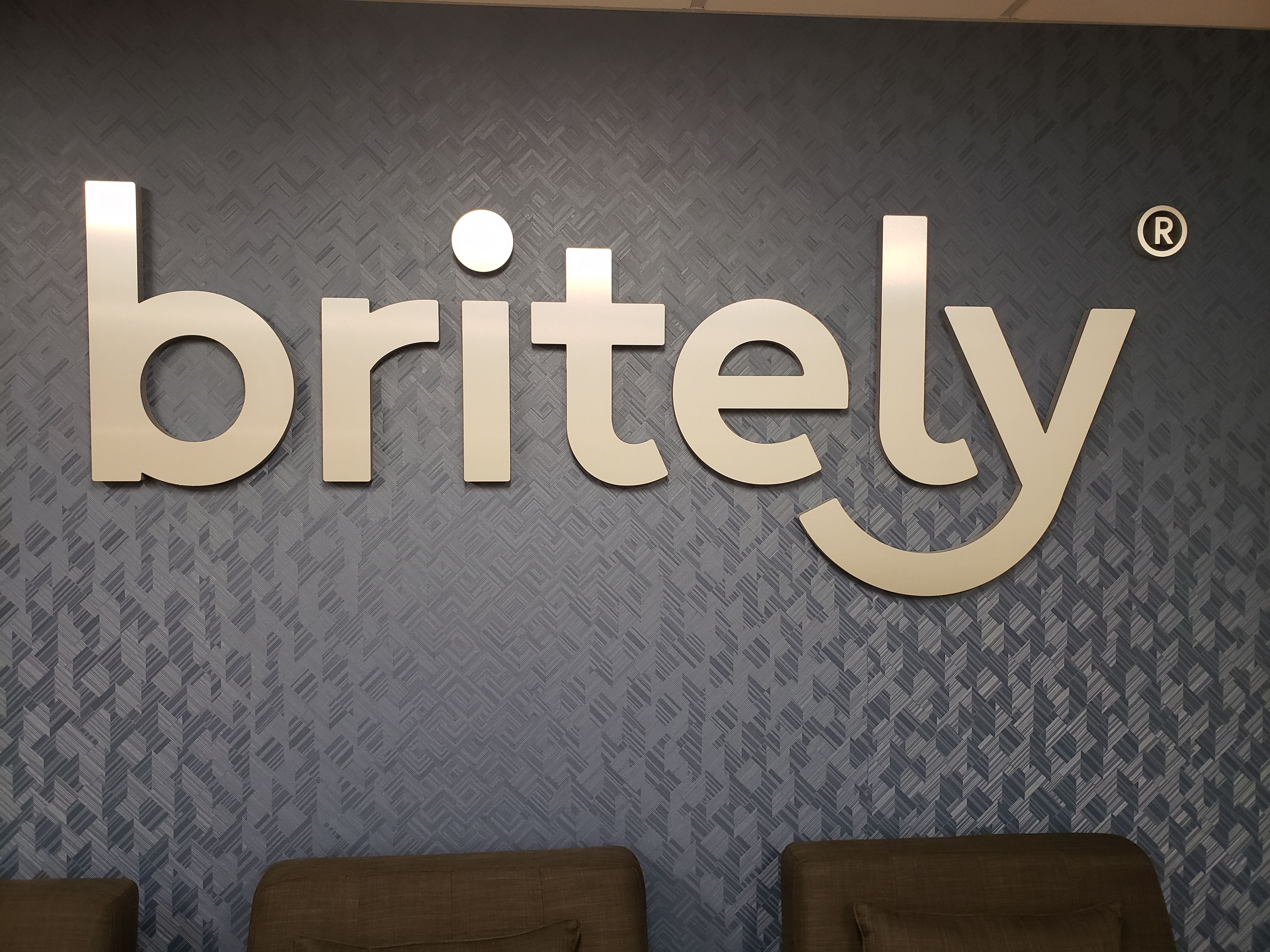 Britely Dimensional Letters