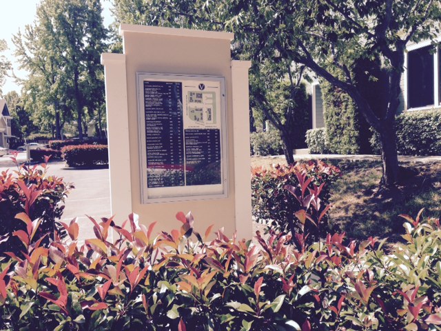 Exterior Directory Wayfinding Signage