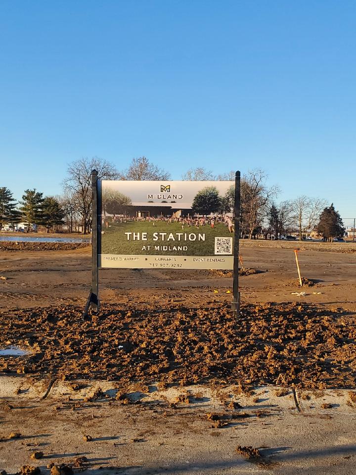 The Station Exterior Signage