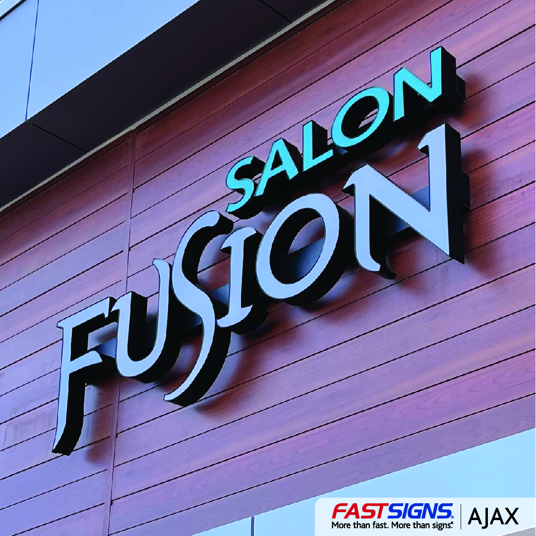 Fusion Salon Channel Letters