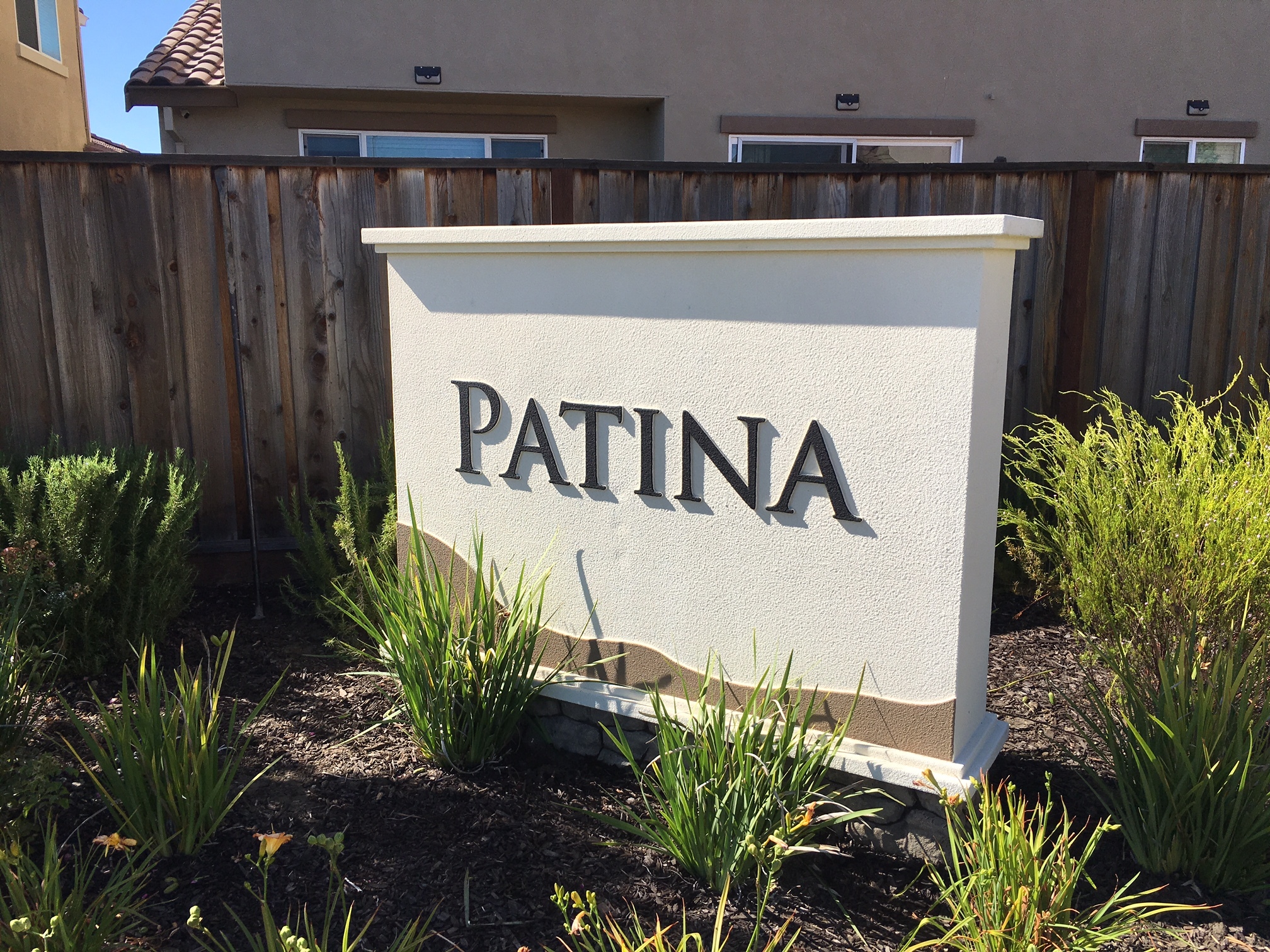 Patina Monument Sign