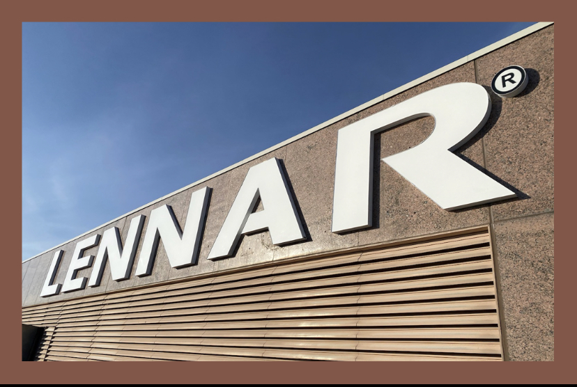 Exterior Signage for Lennar
